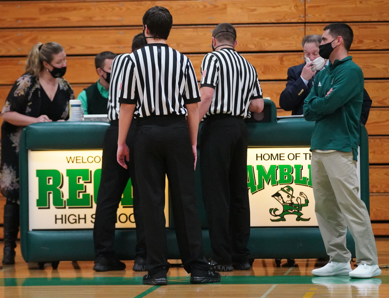 Basketball referees